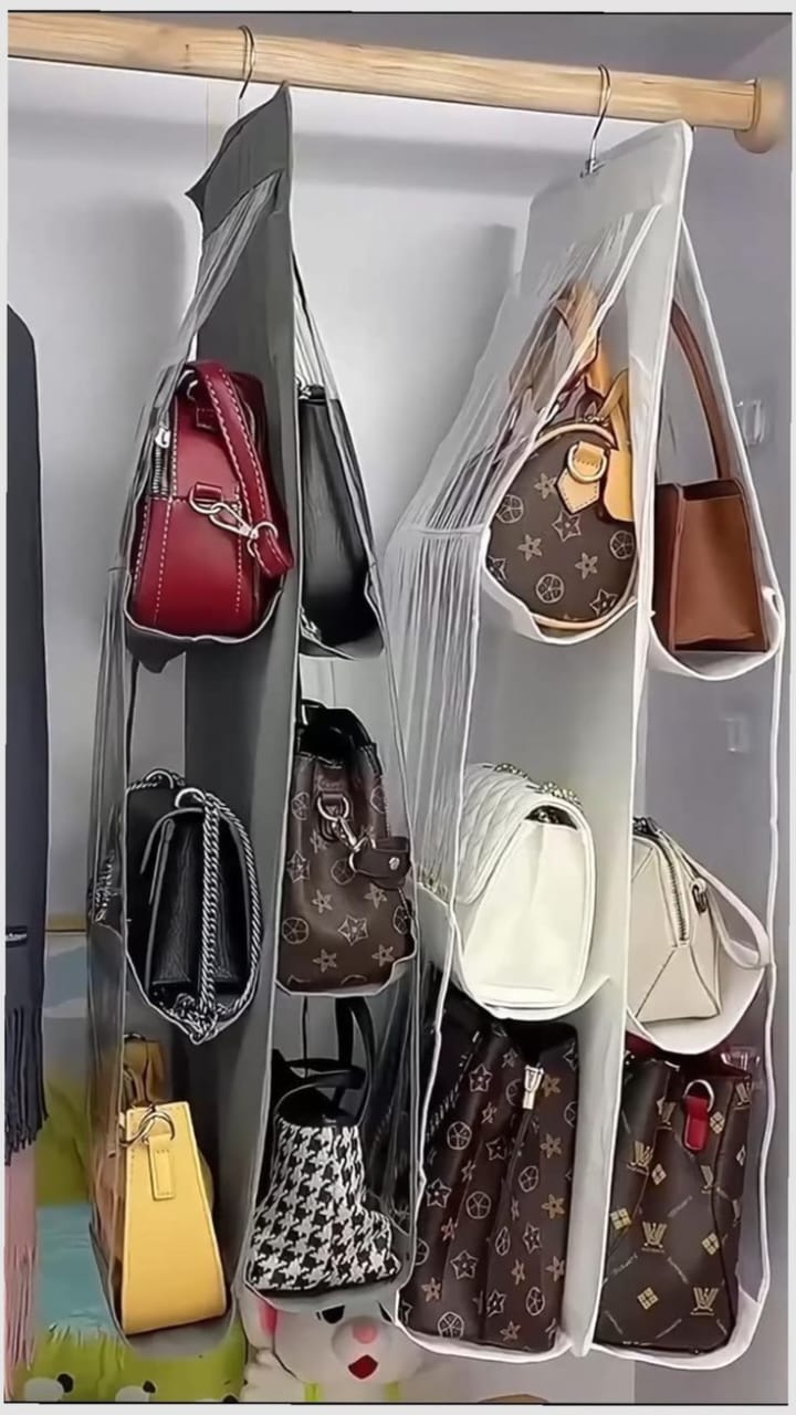 Multi-Pocket Hanging Bag Storage Organizer